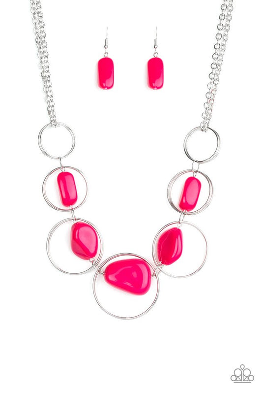 Travel Log Pink necklace