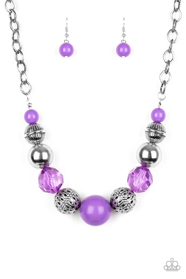 Sugar sugar purple necklace