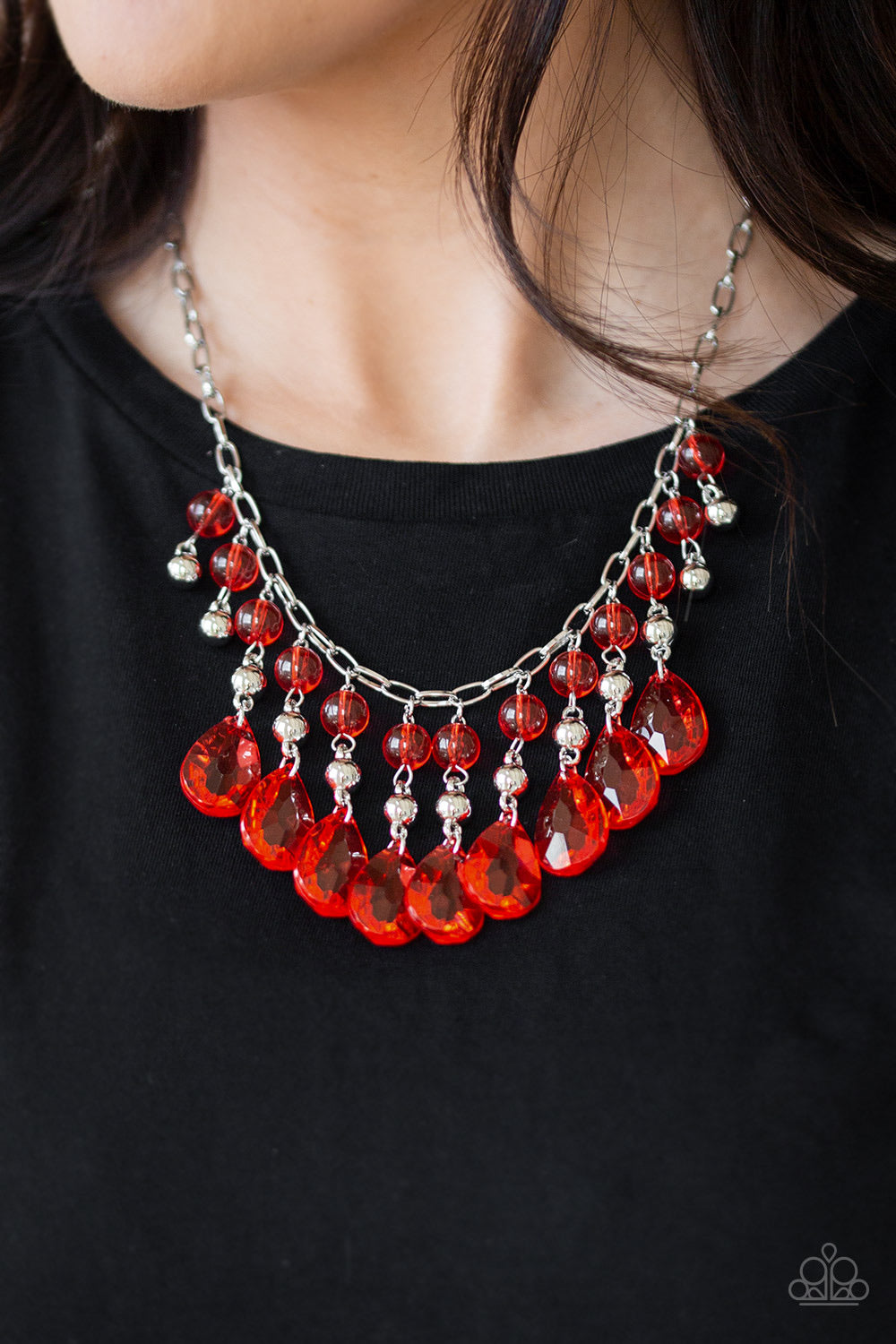 Beauty School Drop out red necklace