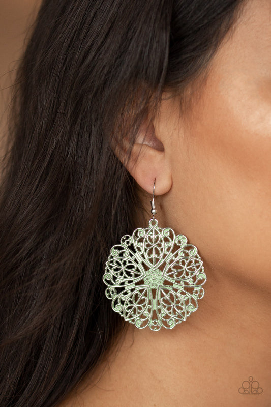 Ocean Paradise - Green Earrings