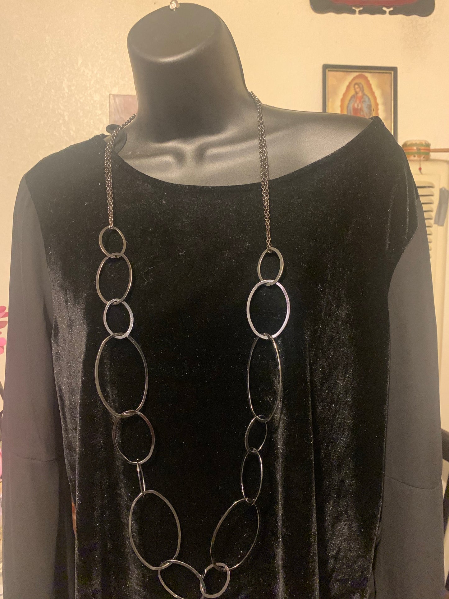 City Circuit Black necklace