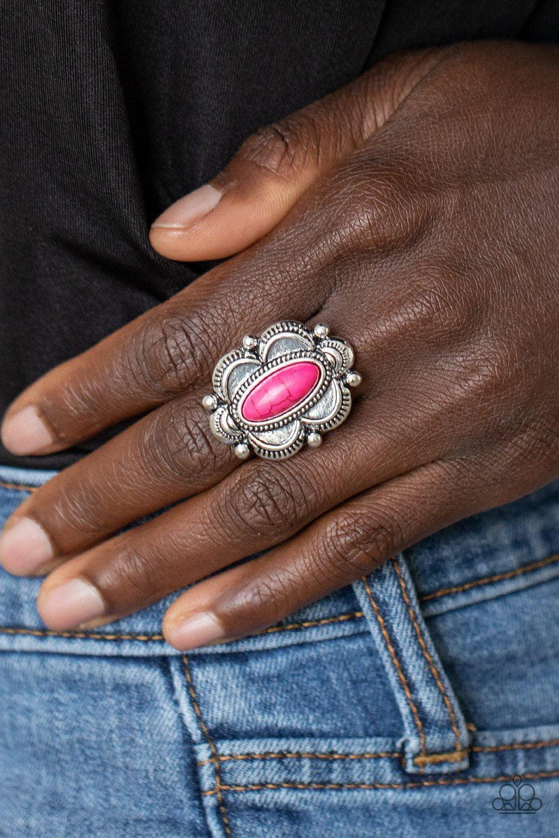 Sage Garden Pink Stone Ring