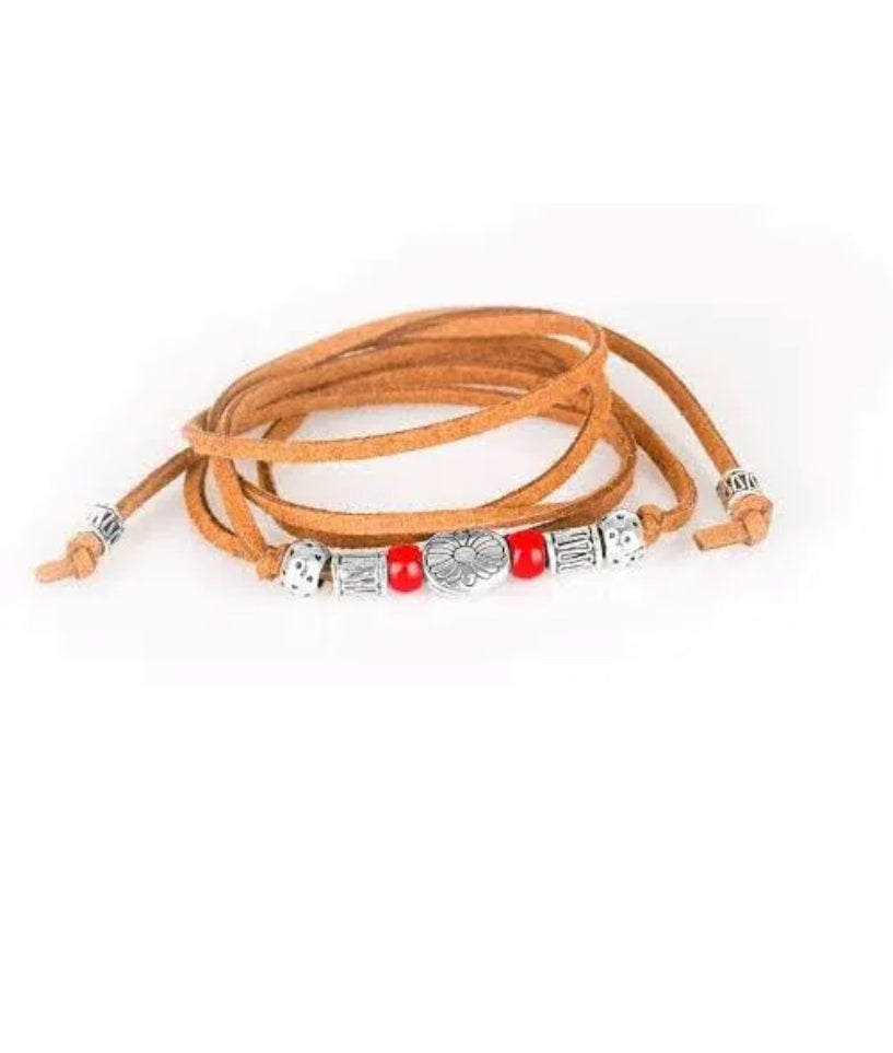 Clear A Path - Red Urban Bracelet