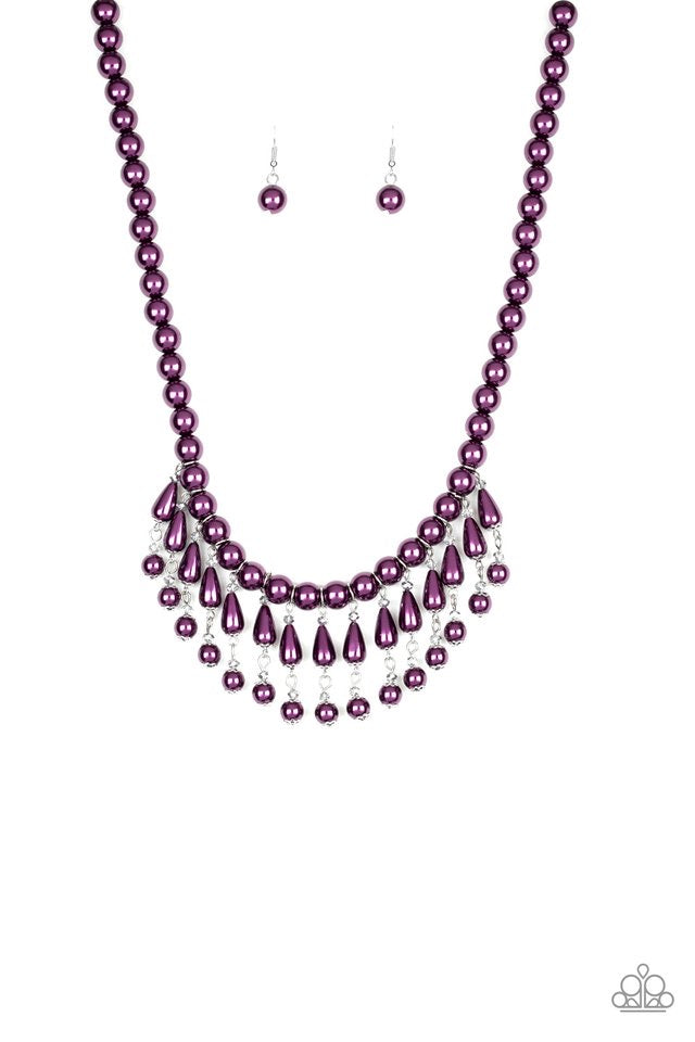 Miss majestic necklace color purple