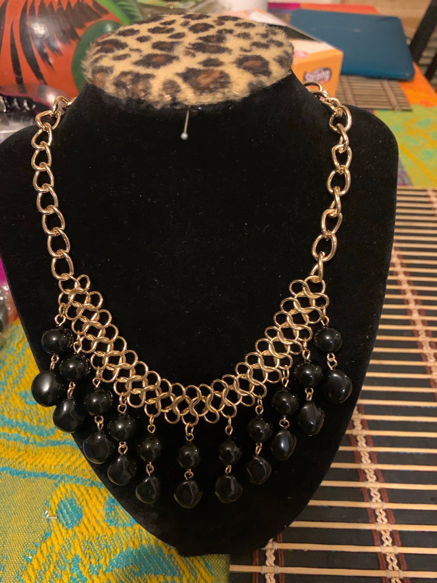 5th Avenue Fleek Black Necklace