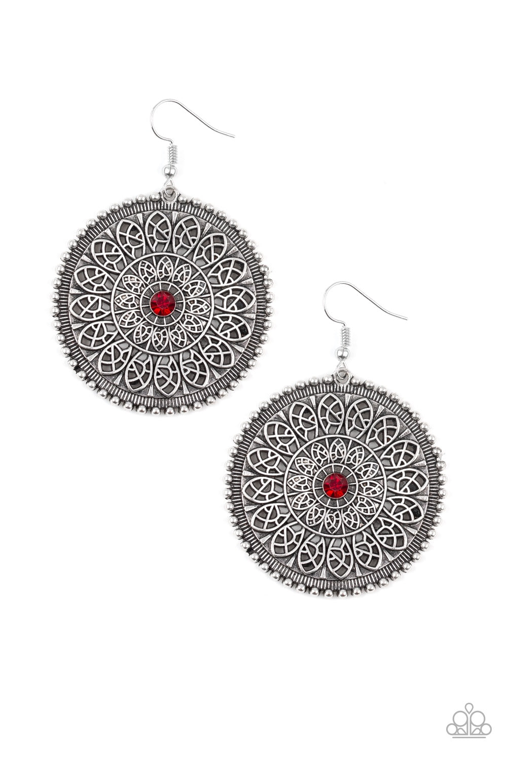 WHEEL and Grace - Red earrings