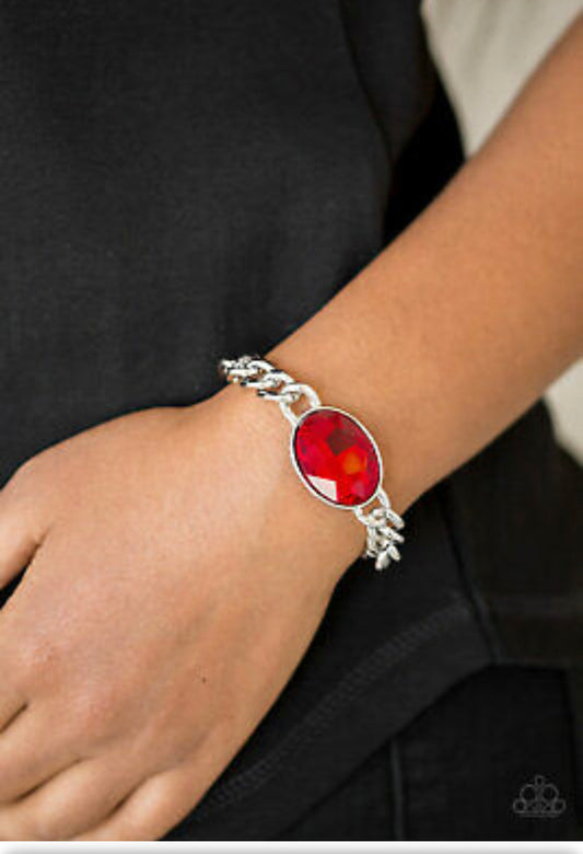 Luxury Lush - Red Stone Bracelet