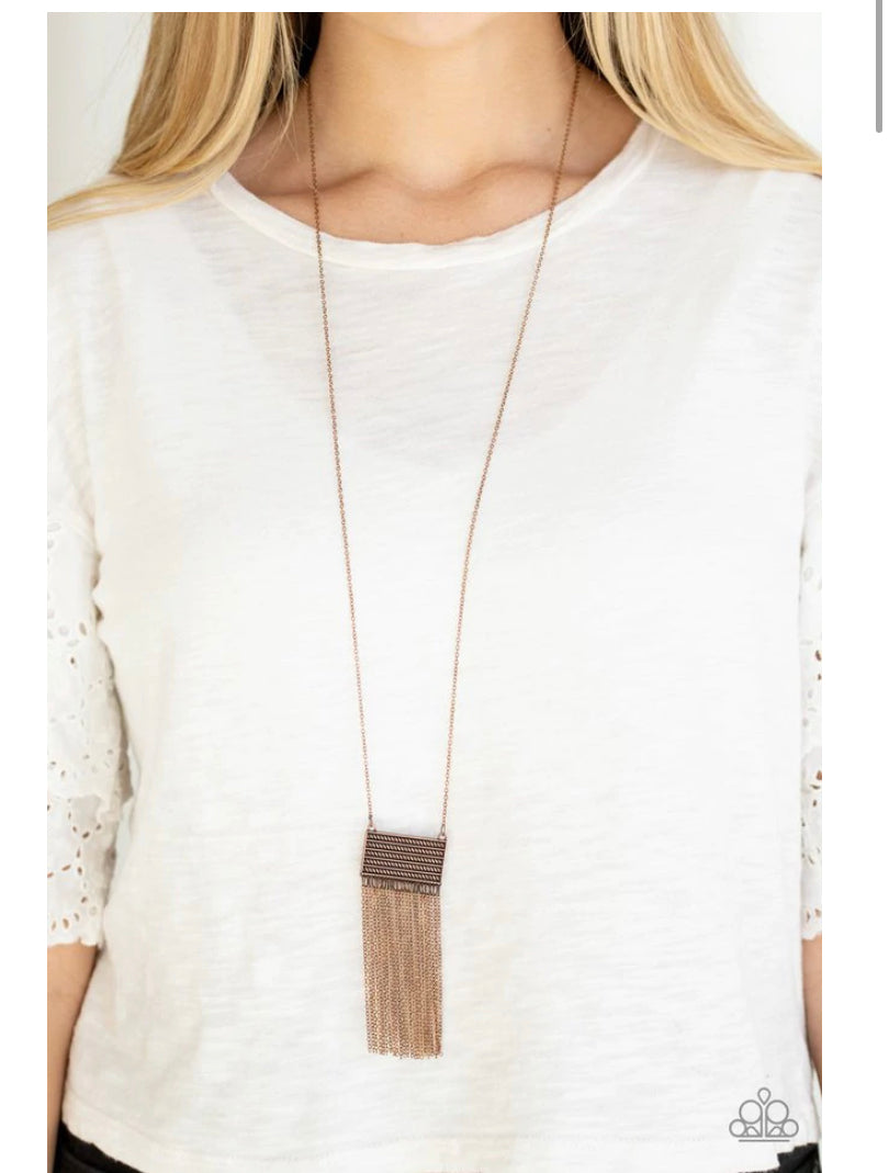 Totally Tassel - Copper necklace