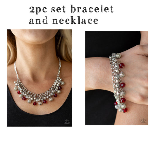 2pc set bracelet and necklace