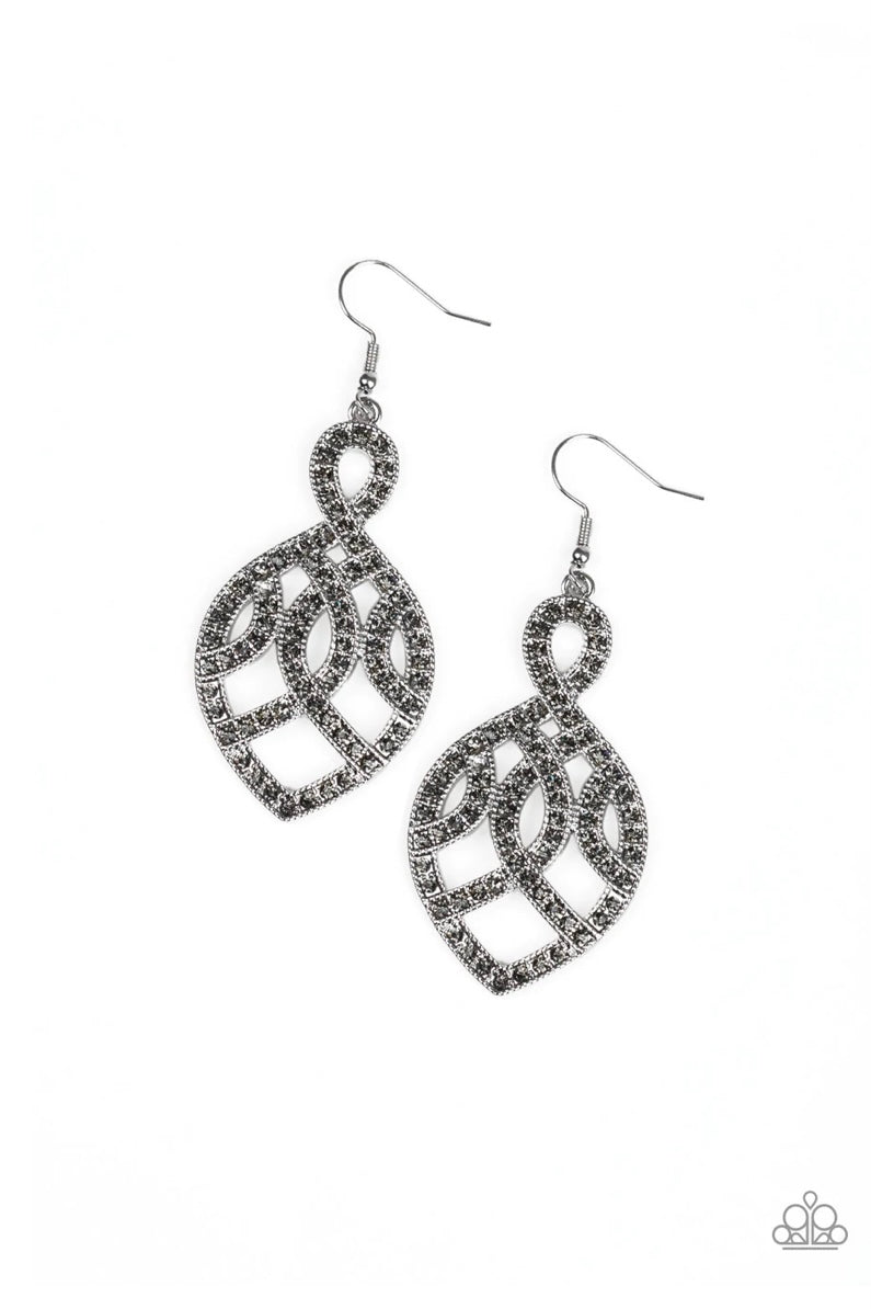 A Grand Statement - Silver - Earrings