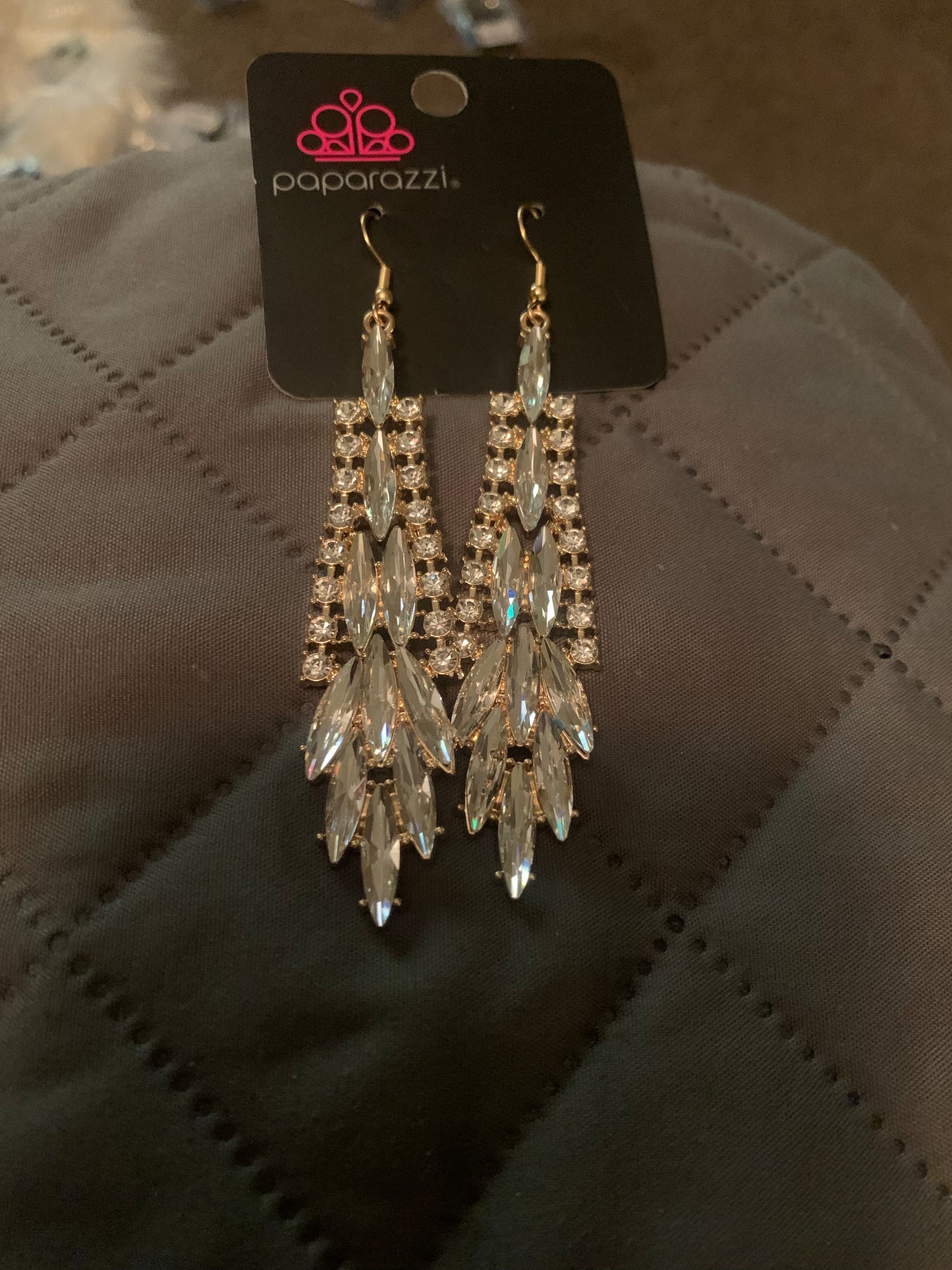 Crown heiress Gold earrings