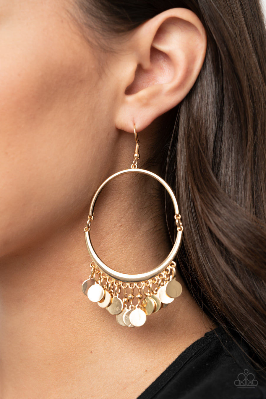 Speed of SPOTLIGHT Gold Earrings