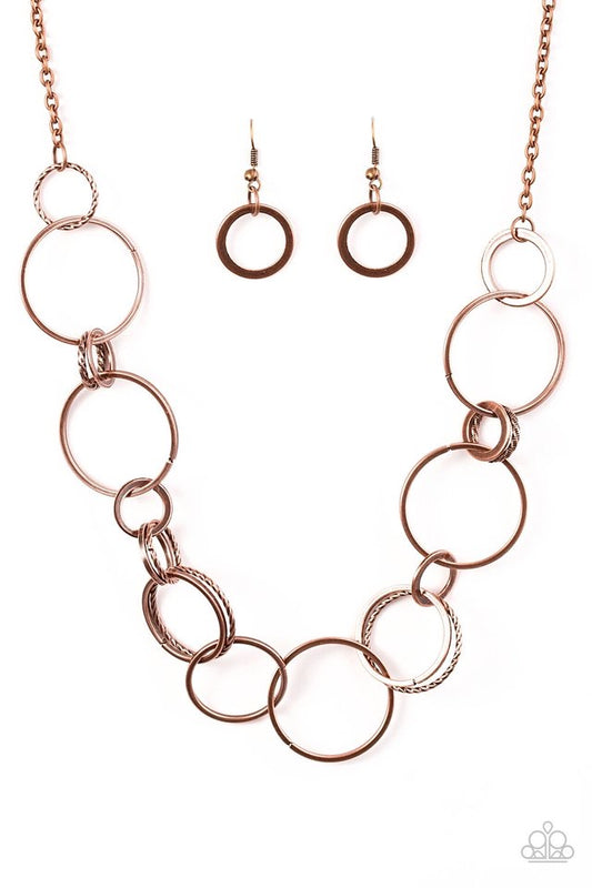 Follow The RINGLEADER - Copper necklace