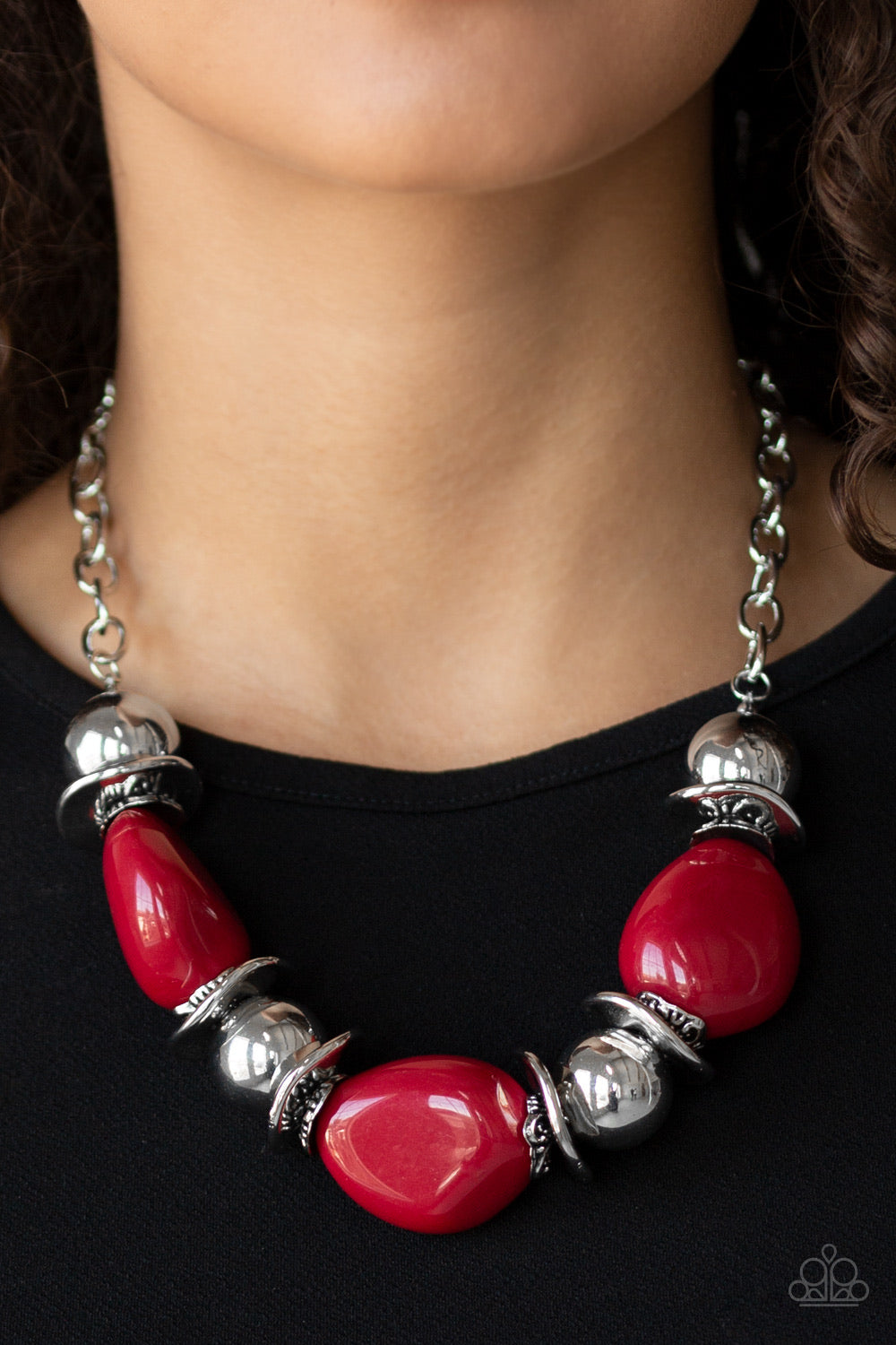 Vivid Vibes red necklace