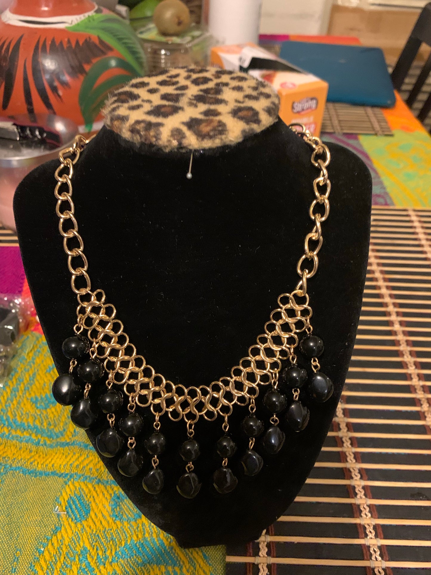 5th Avenue Fleek Black Necklace