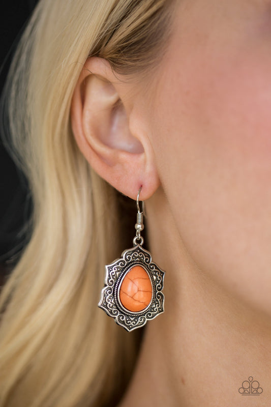 So Santa Fe Orange earrings