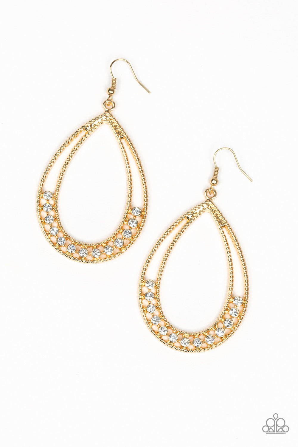 Glitz Fit - Gold earrings