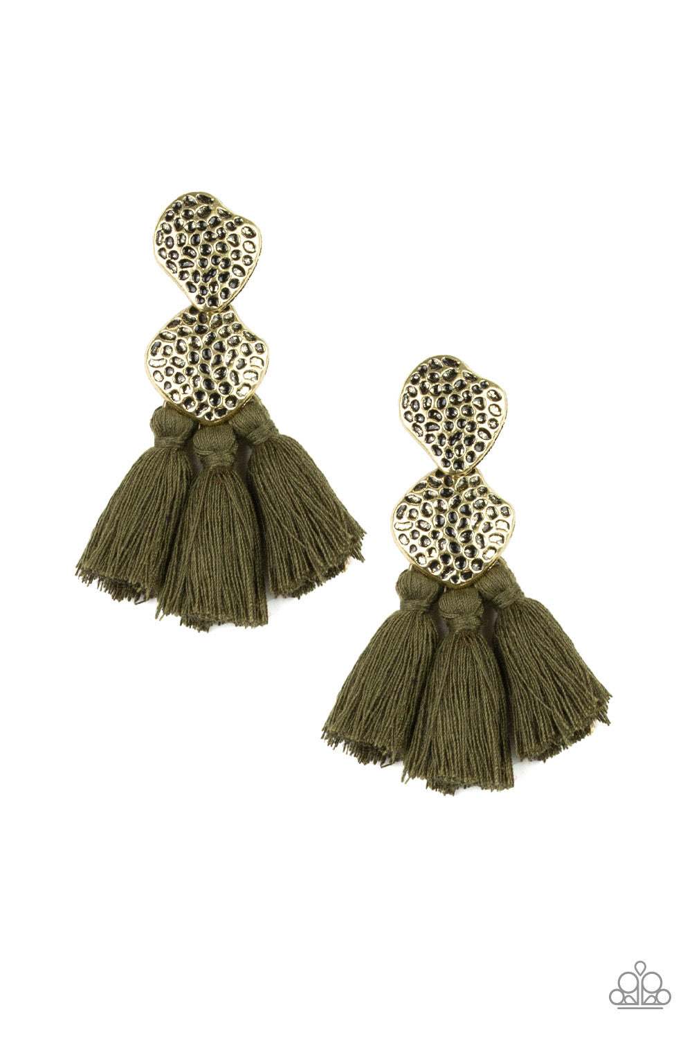 Razo Earrings color Green