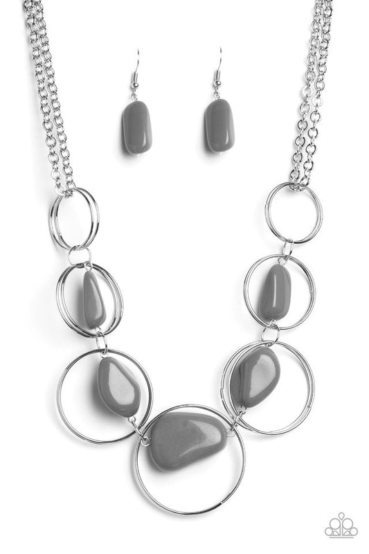 Travel Log - Silver necklace