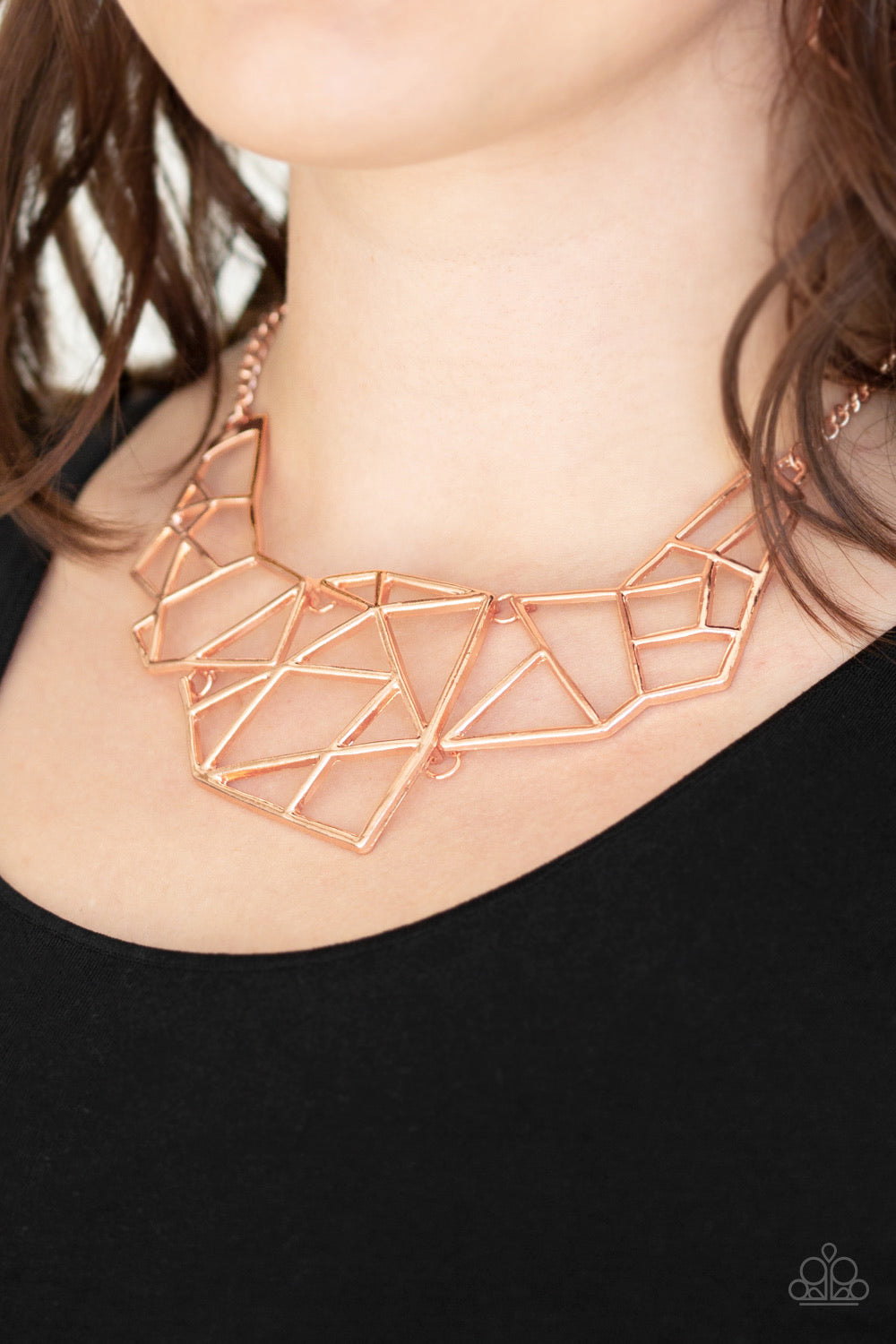 World shattering copper necklace