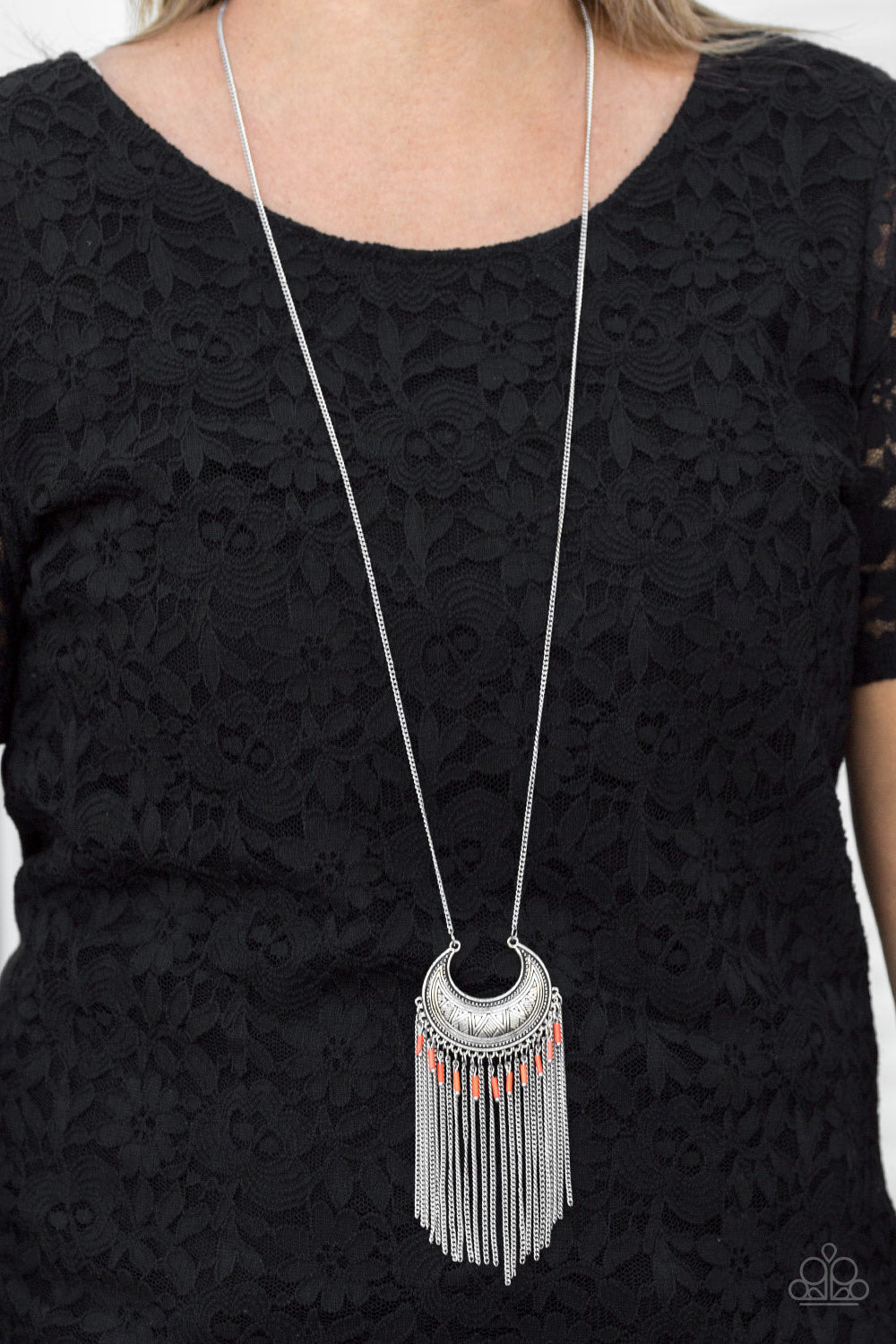 Mad about Madagascar orange necklace