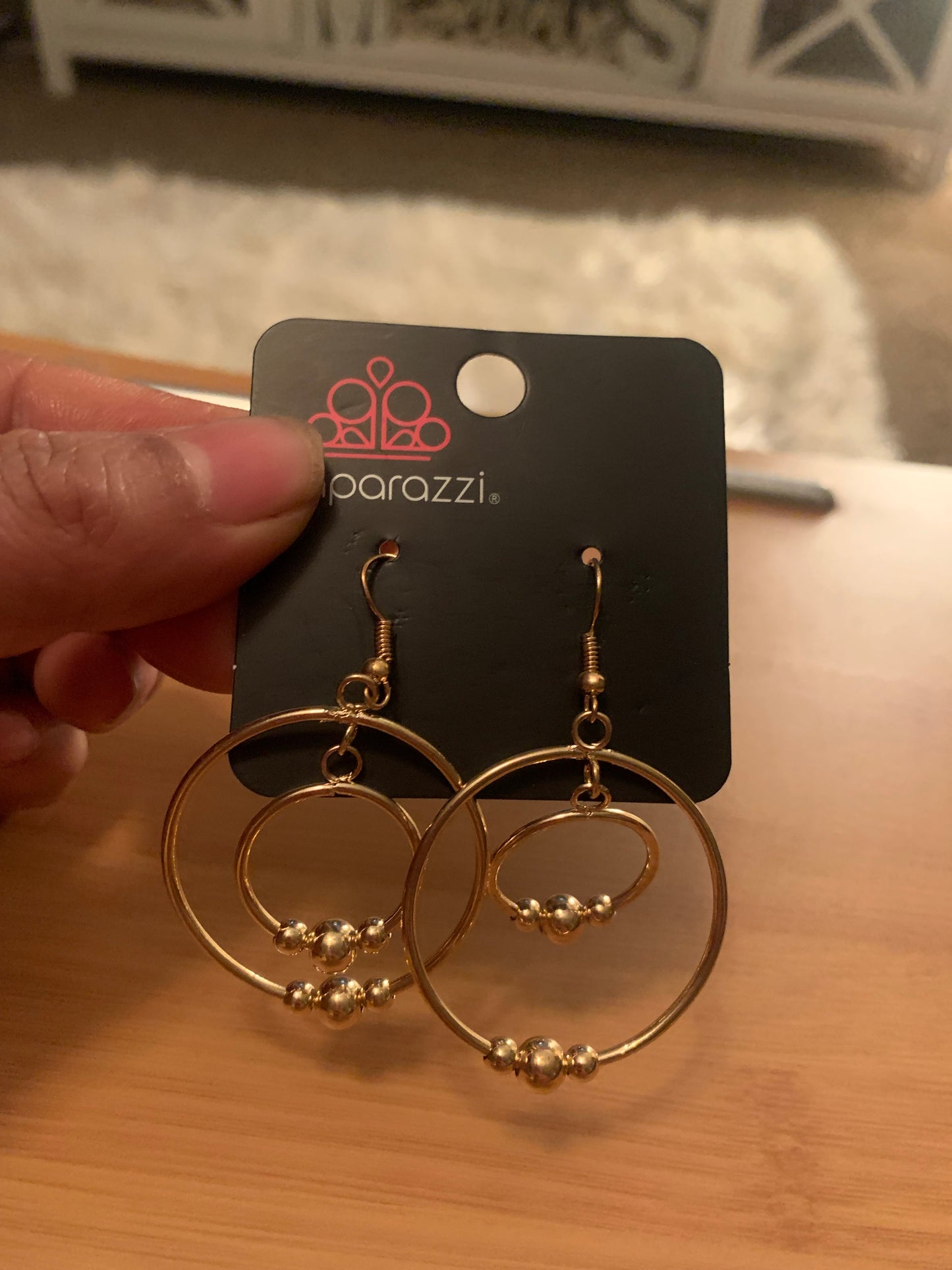 Paparazzi Earrings color Gold