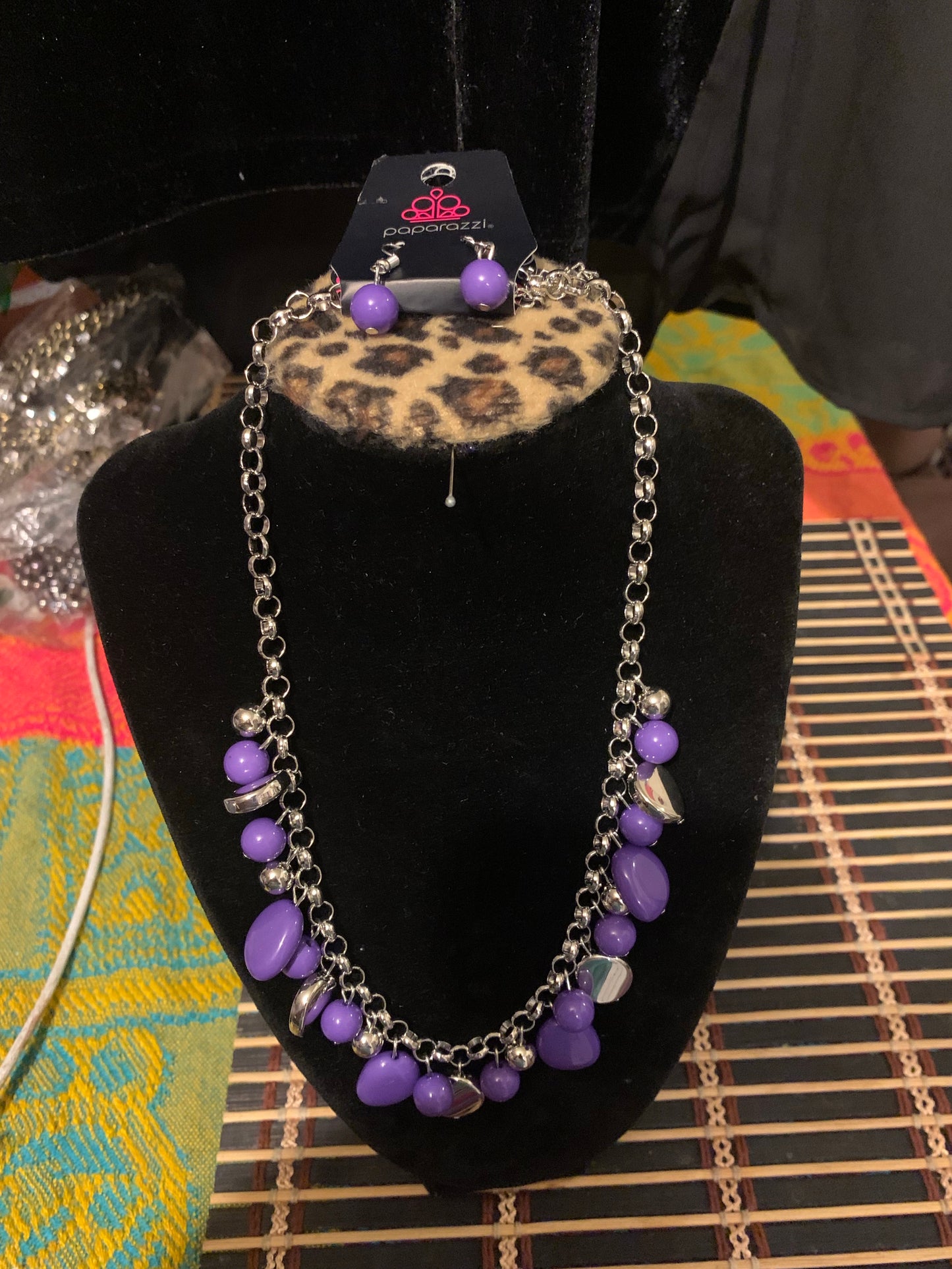 Purple necklace