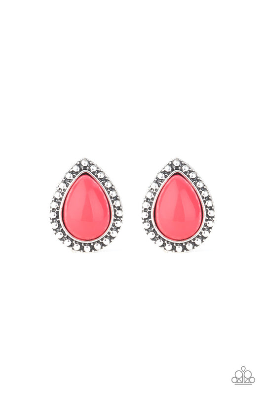 Boldly Beaded Pink earrings