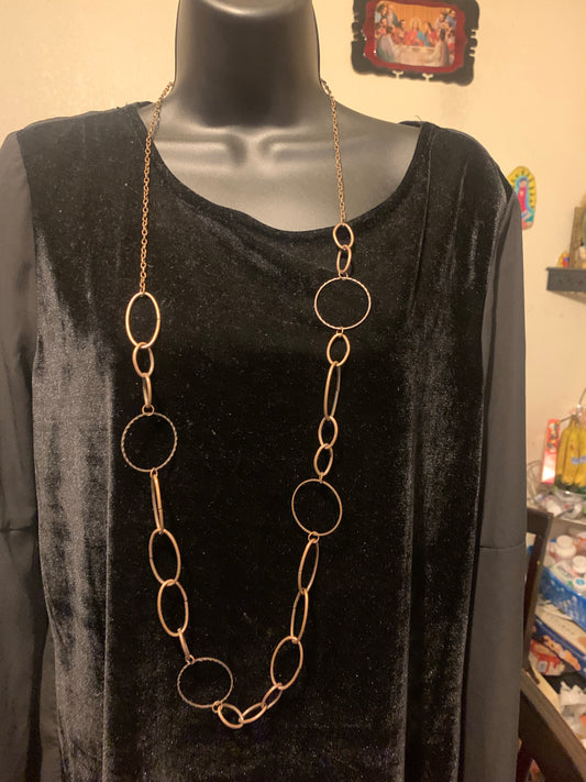 Perfect mismatch copper necklace