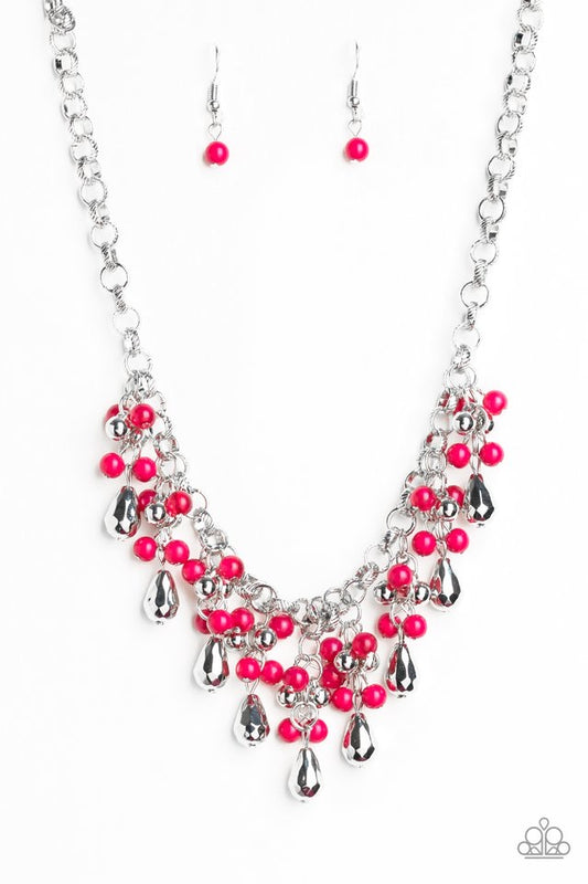 Traveling Trendsetter pink necklace