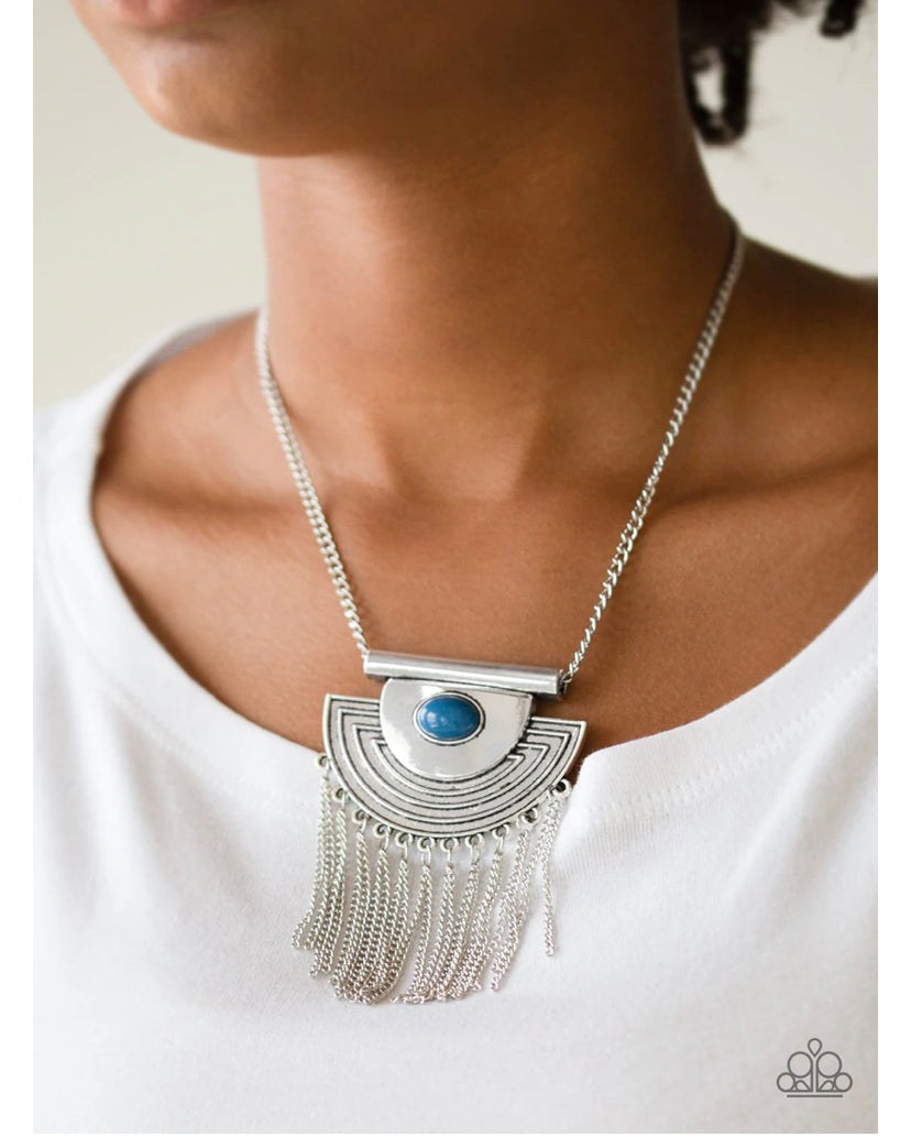 When In Roam Blue Necklace