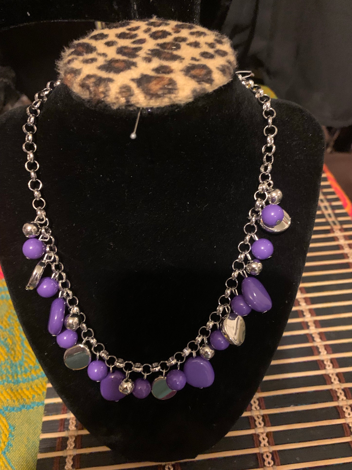 Purple necklace