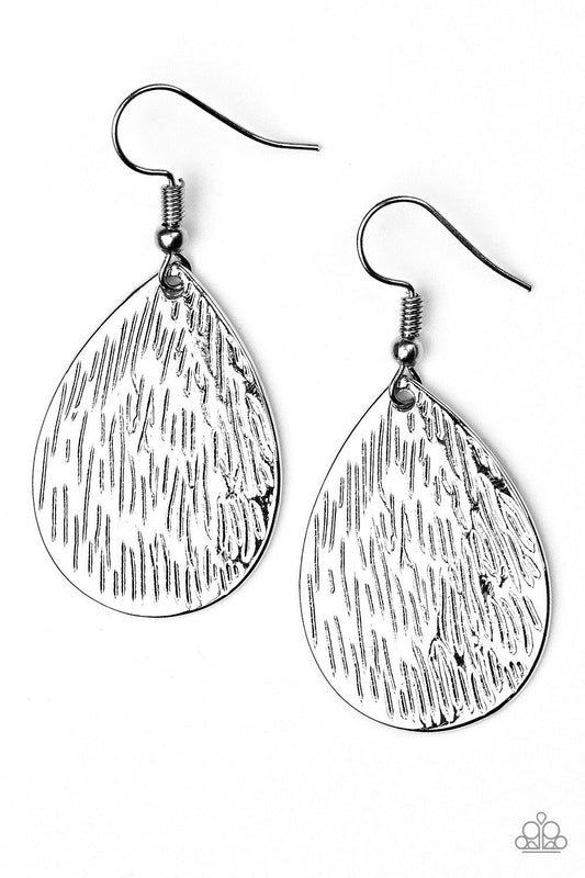 Terra Incognita - Silver paparazzi earrings