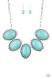 Prairie Goddess blue necklace