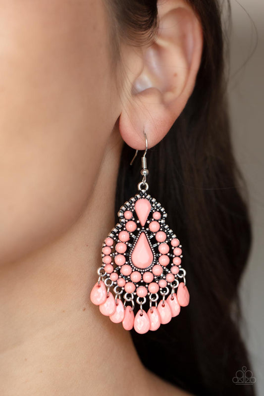 Persian Posh Orange Earring