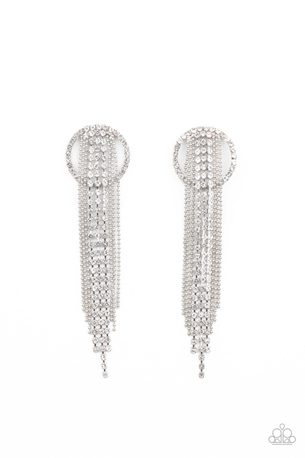 Dazzle by Default white post Earring