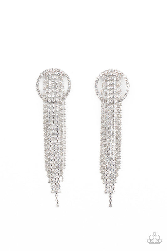 Dazzle by Default white post Earring