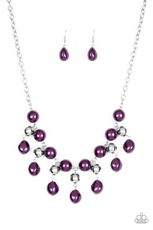 Queen of Gala Necklace color purple