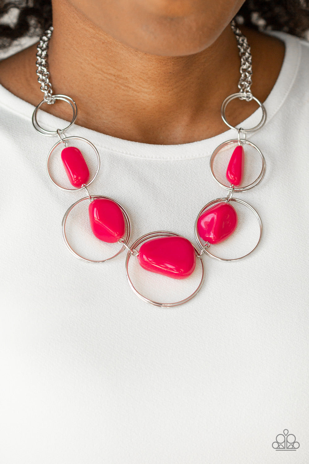 Travel Log Pink necklace