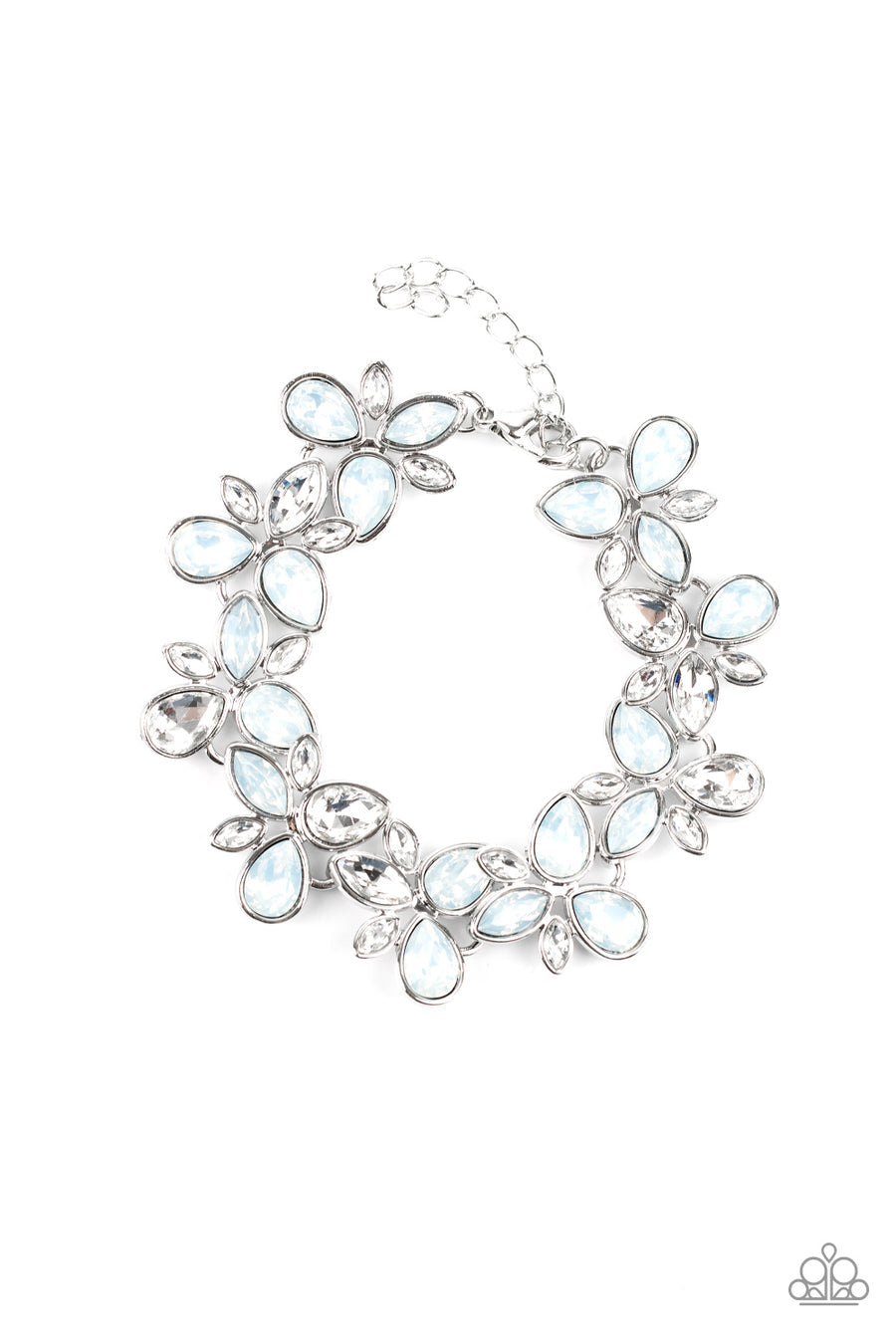 Ice Garden - white bracelet