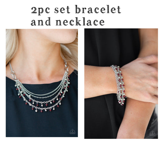 2pc set bracelet and necklace