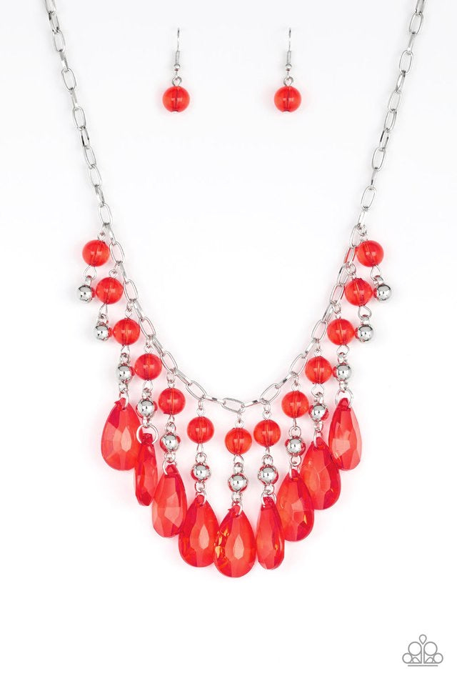 Beauty School Drop out red necklace