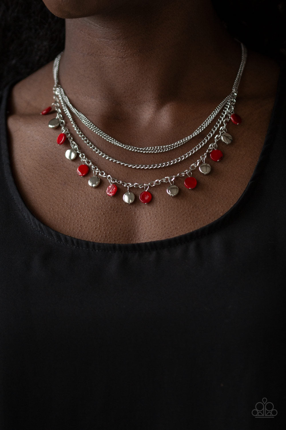 Beach Flavor Red necklace