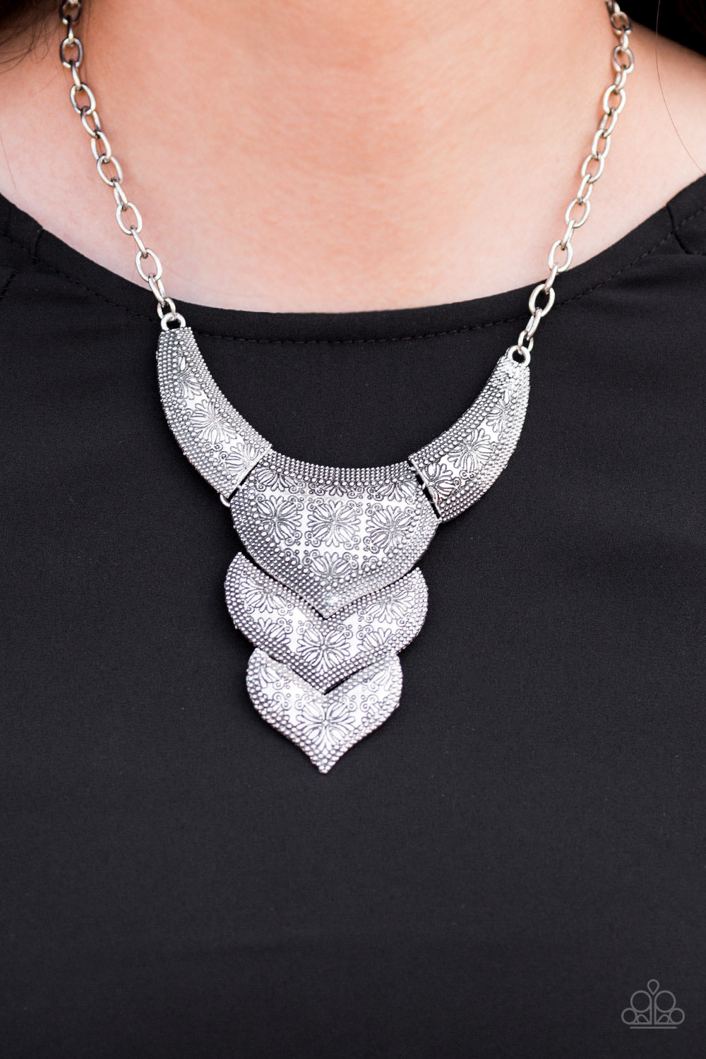 Texas Temptress silver necklace