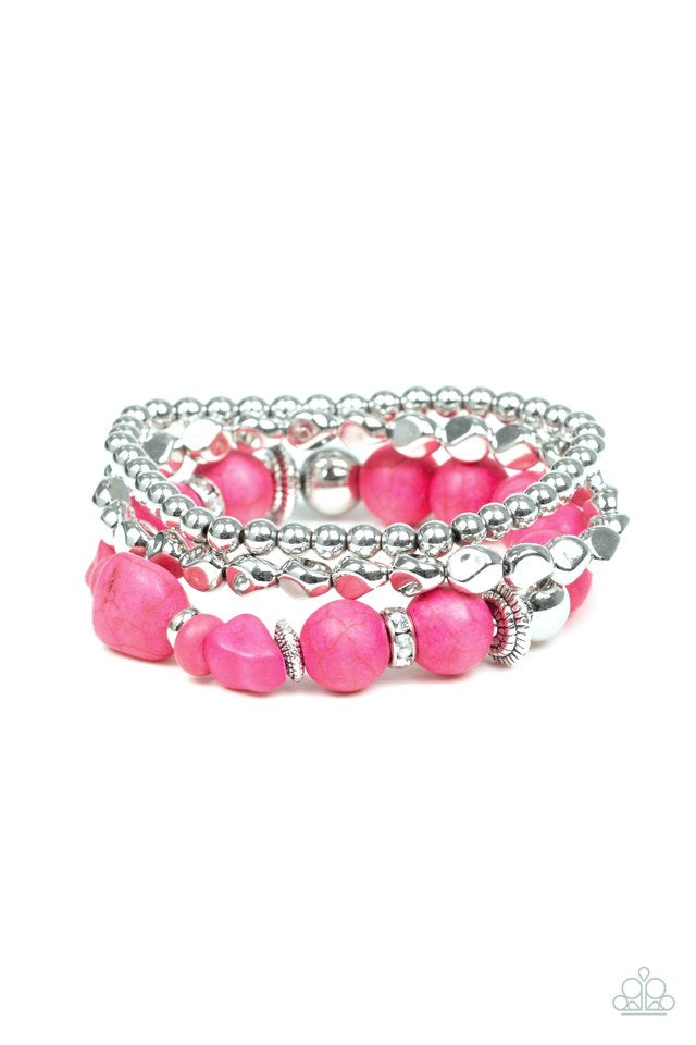 Bracelet color pink