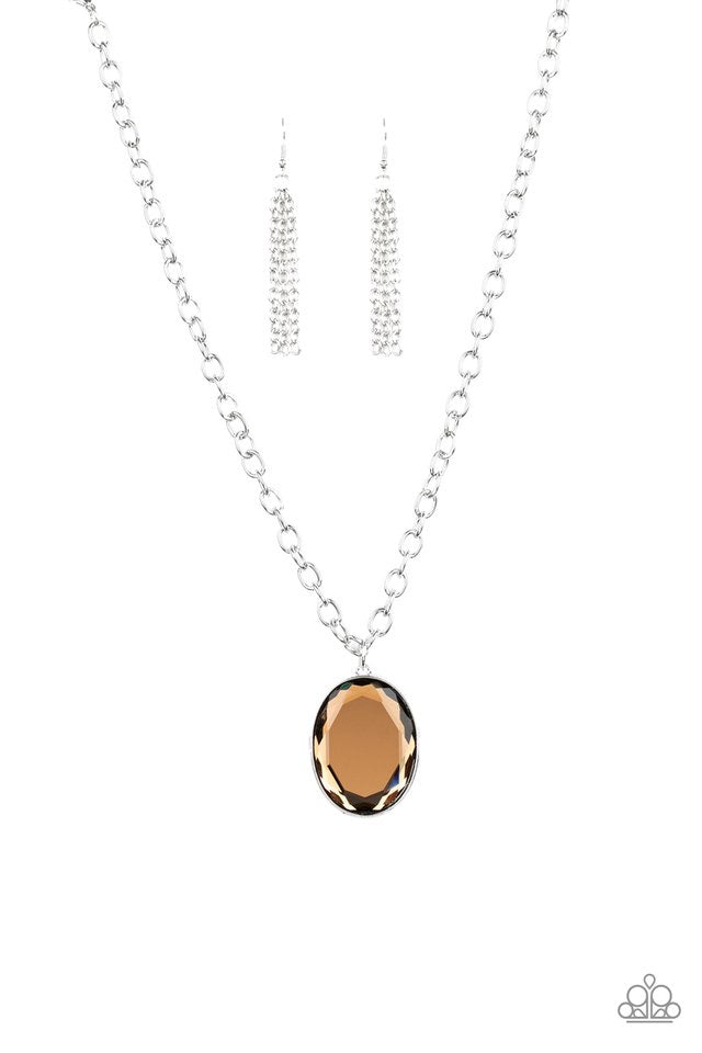 Light as Heir brown necklace