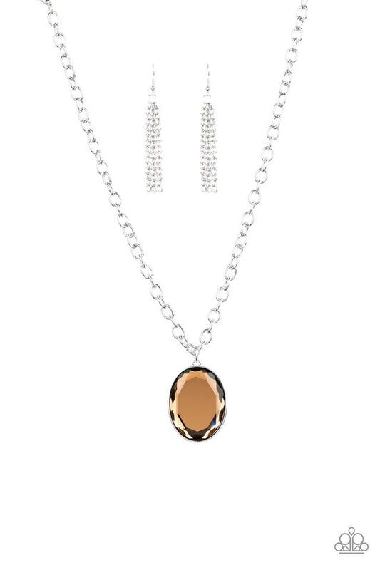 Light as Heir brown necklace