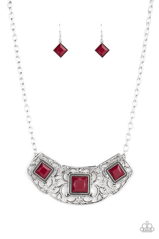 FeelingInde-Pendant red necklace