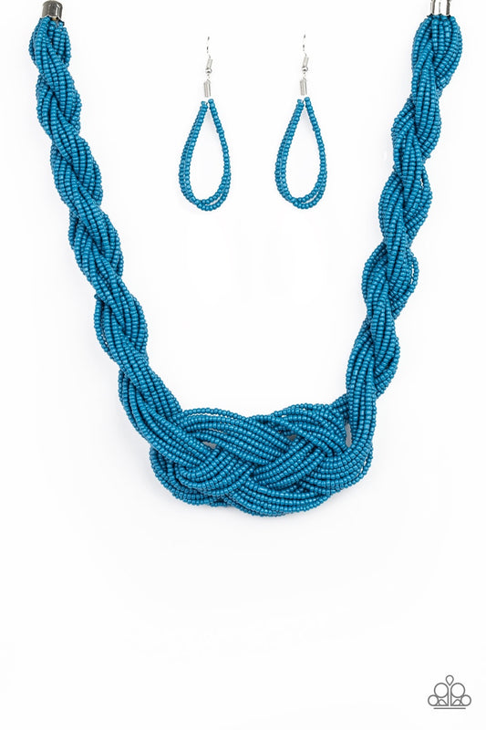 Necklace color blue