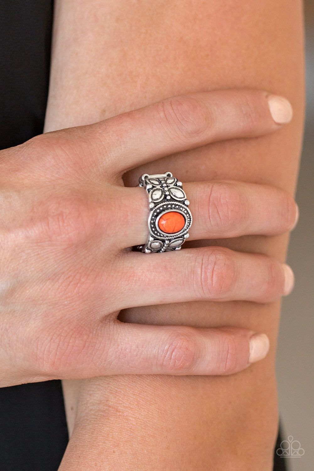 Butterfly Belle orange ring